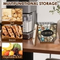 thumbnail image 4 of AEVXKHI Coffee Pod Holder, Large Capacity K Cup Holder with Lid, Coffee Pods Organizer Basket, Modern K Cup Organizer with Wooden Base, Wire Coffee Pods Storage Organizer for Coffee Bar Counter, 4 of 11