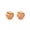 Rosegold, variant on 2pcs Magnetic Stud Earrings for Women Men Stainless Steel Ear Stud Non-piercing-Gold