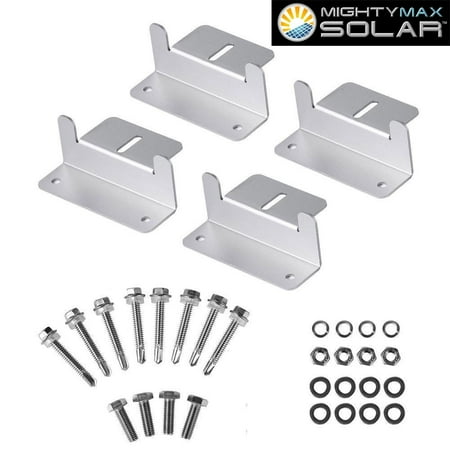 - Solar Panel Mounting Z Bracket kit for 100 Watt Solar Panel