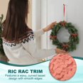 thumbnail image 4 of Uxcell RIC Rac Trim, Wave Bending Fringe Trim Ribbon for Sewing Crafts Light Pink, 4 of 7