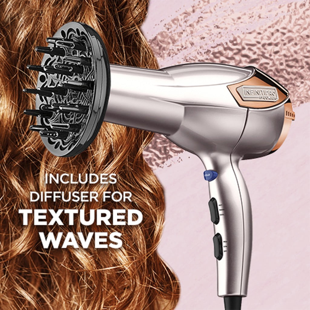 Conair InfinitiPRO Volume & Shine Pro Hair Dryer, Ceramic Hair Dryer with Diffuser