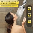 thumbnail image 4 of Filtered Shower Head, 20 Stage Shower Head Filter for Hard Water, 8 Modes Water Softener Shower Head with Filters Remove Chlorine and Harmful Substances, 4 of 6