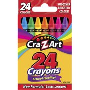 3PK CZA1020148 Cra-Z-Art School Quality Crayons-Multi-24/Box