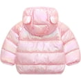 thumbnail image 2 of Abrigos de invierno para niños, bebés, niños, niñas, chaqueta ligera acolchada, capuchas de oso, ropa de abrigo infantil Xemadio WMCH-231, 2 of 5