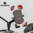 thumbnail image 5 of ROCKBROS Bike Phone Holder,Bicycle Phone Mount,360°Rotation adjustable 4.5"-7.2" cellphone adjustable holder,Handlebar/Rearview Mirror Phone Holder, 5 of 10