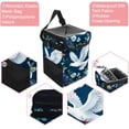 thumbnail image 2 of Peace Dove Foldable Car Trash Bin with Lid - Leak-proof Hanging Storage Bag for Car Garbage Can, 2 of 6