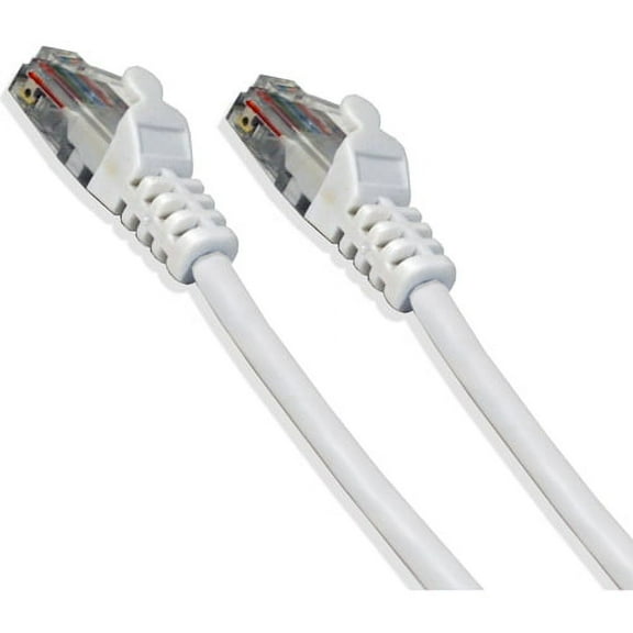 2Ft Cat5e Ethernet RJ45 Lan Wire Network White UTP 2 Feet Patch Cable (5 Pack)