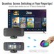 thumbnail image 3 of Estación de acoplamiento para TV portátil compatible con Nintendo Switch 2, admite puerto LAN Ethernet de 1000 Mbps, salida HDMI 4K, 2 puertos USB, iluminación RGB, accesorios para la base Switch2, 3 of 9