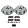 thumbnail image 3 of Power Stop Rear Stock Replacement Brake Pad and Rotor Kit KOE5864, 3 of 8