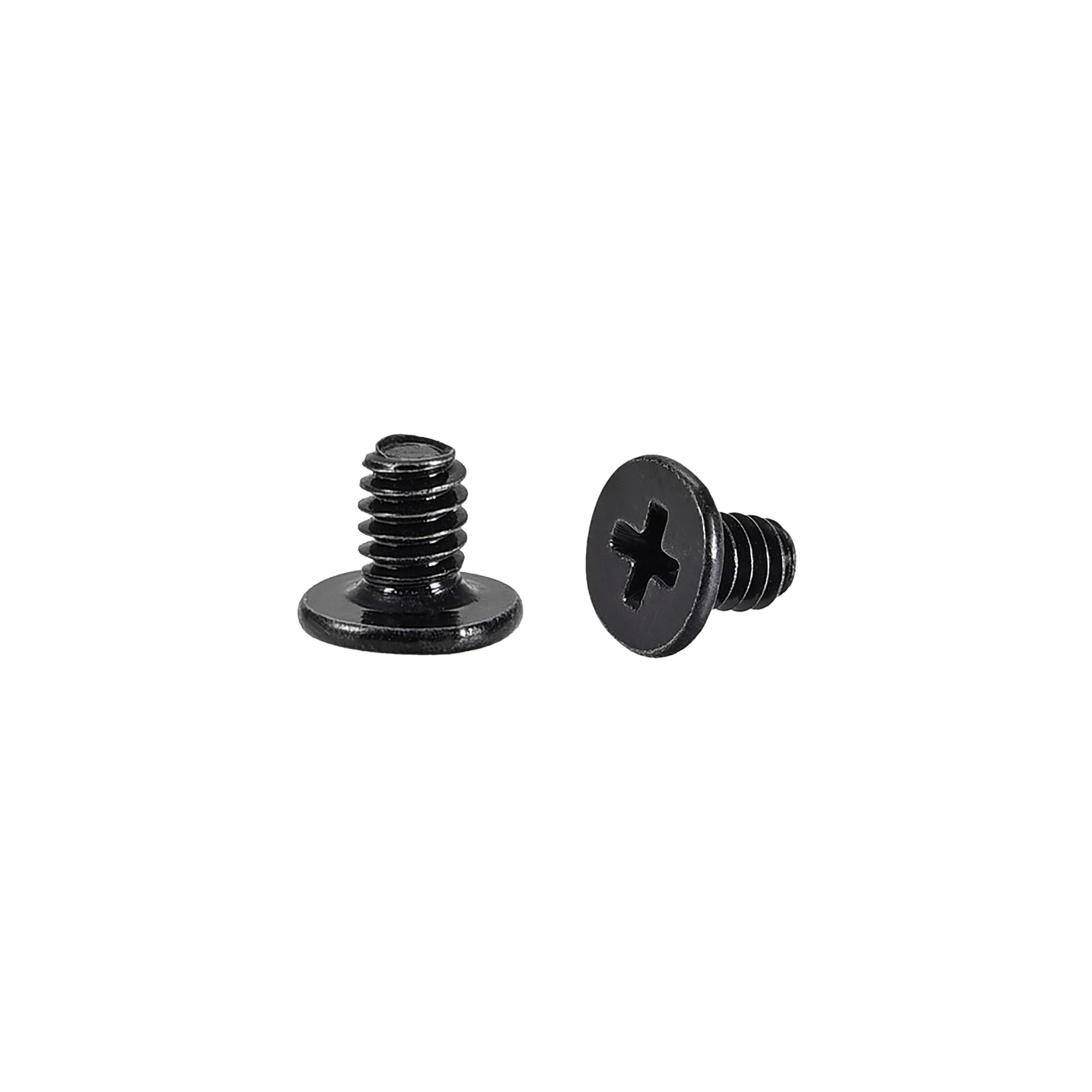 M2 x 4mm Laptop Notebook Computer Screws Phillips Head Screw Black 50