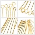 thumbnail image 2 of 100Pcs Eye Pins Jewelry Making Pin Heads Eye Jewelry Head Pins for DIY Jewelry Making, 2 of 2
