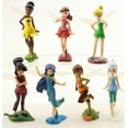 thumbnail image 1 of Set de figuras de acción Tinkerbell Tinker Bell Fairy x7 con soporte, 1 of 1