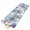 White Light Blue, variant on Purple Blue Compass 2'x6' Runner Rugs for Hallway Kitchen Bedside Non Slip Washable, Vintage Nautical Summer Ocean Shell Entryway Rug Runners with Rubber Backing, Long Carpet Runner for Laundry Room