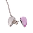 thumbnail image 2 of Collar USB MOLA corazón acero inoxidable cristal rosa 32G USB corazón/rosa/32G, 2 of 3