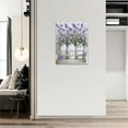 thumbnail image 3 of Lavender Bathroom Decor Farmhouse Bathroom Wall Art Purple Lavender Canvas Prints Rustic Country Bathroom Pictures for Wall Relax Soak Painting Modern Artwork Home Decoration for Bathroom 12"x16", 3 of 6