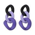 thumbnail image 1 of pitrice 2 Pieces Woman Earring Fashion Acrylic Delicate Ear Jewelry Geometry Circle Danging Drop Earrings Bohemia Accessory Type 1 Type 3, 1 of 6