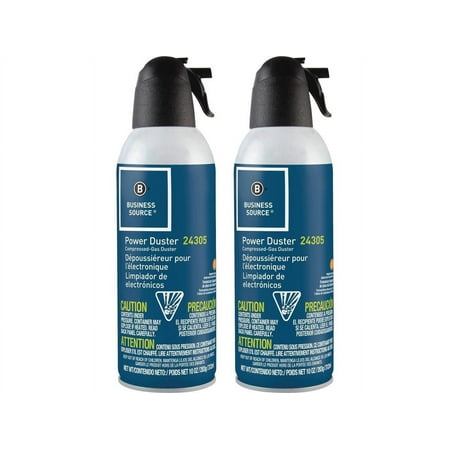 Business Source Power Duster 10 oz - Moisture-free  Ozone-safe - 2 / Pack - Multi price history on PriceWatchPro