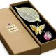 thumbnail image 1 of Metal Leaf Bookmark Birthday Gift for Women (Golden.pink), 1 of 5