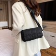 thumbnail image 3 of Fashion Women Nylon Shoulder Bag Simple Design Space Padded Messenger Bag Elegant Solid Color Handbag, 3 of 6