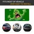 thumbnail image 6 of Ghostbusters Slimer License Plate Cover Aluminum Novelty Vanity Tag Protection License Plate Tag Sign Decorative For Various Car Truck Models, 6 of 8