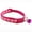 Rose red, variant on SUTENG Cat And Dog Collars Breakaway with Bell, Reflective Nylon Safety Collar,Adjustable 19-32cm Reflective Nylon Dog Collar Durable Heavy Duty for All Breed All Weather-Fluorescent green