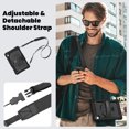 thumbnail image 7 of Case for Lenovo Tab K10 10.3 Inch/M10 FHD Plus 2020 2nd Gen with Screen Protector, 360 Degree Rotating Kickstand Hand Strap Heavy Duty Shockproof Cover with Shoulder Strap, Black, 7 of 7