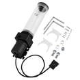 thumbnail image 1 of Pompe de Refroidissement à Eau PC, Pompe 19W G1/4 Acrylique Ordinateur DIY Kit de Refroidissement à Eau avec Réservoir Cylindre pour CPU PC Refroidissement Liquide, 1 of 7