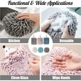 thumbnail image 7 of 6PCS Chenille Hand Towels, Soft Absorbent Bathroom Hand Towel, Cute Quick Drying Animal Hanging Hand Towels for Kitchen Powder Room Kids (White+Gray+Pink+Blue, Hedgehog), 7 of 7