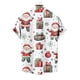 thumbnail image 5 of Blusa y camisa de manga corta con cuello vuelto para hombre, blusa informal de moda con cuello vuelto, blusa estampada de manga corta con botones, blusa de poliéster para hombre, 5 of 6