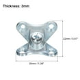 thumbnail image 2 of Uxcell Removable Corner Brace Metal Butterfly L Brackets Right Angle Support Screws for Shelves Cabinets 16pcs Blue, 2 of 6