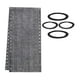 thumbnail image 1 of Tela de repuesto para cubierta, tela de reparación de salón reclinable de ocio para patio al aire libre, patio trasero, cubierta reclinable para Negro gris, 1 of 5