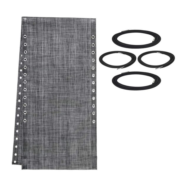 Tissu de Remplacement pour Terrasse, Tissu de Fauteuil Inclinable de Loisirs pour Extérieur Gris