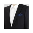 thumbnail image 4 of INSPIRE CHIC Men's Pocket Squares PreFolded Triangles On Card Suit Handkerchief Navy Blue One Size, 4 of 4