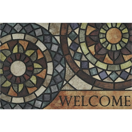 Mohawk 23 X 35 Home Mosaic Recycled Rubber Medallions Outdoor