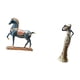 thumbnail image 5 of Figura de caballo, escultura animal, figura coleccionable de escritorio, figura africana, artesanía, material de resina, mano de obra fina, adecuada p, 5 of 8