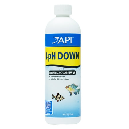 API pH Down, Freshwater Aquarium Water pH Reducing Solution, 16