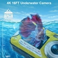 thumbnail image 3 of SEREE Waterproof Camera for Youtube 4K Digital Camera FHD 64MP Dual Screens Outdoor Underwater Cameras for Snorkeling, Vacation, 3 of 7