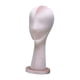 thumbnail image 5 of Soporte para sombreros con cabeza de maniquí, multiusos, para guardar sombreros y pelucas. Rosa crema, 5 of 9