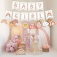 thumbnail image 5 of Boho Rainbow Baby Shower Decorations for Girl - Boho Rainbow Banner, Bohemian Rainbow Party Decoration Supplies Banner for Baby Girl 1st 2nd 3rd Birthday, 2pcs, 5 of 7