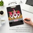 thumbnail image 5 of FMSHPON Valentines Gnomes Leopard Truck Clipboard Hardboard Wood Nursing Clip Board and Pull for Standard A4 Letter 13x9 inches, 5 of 8