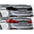 thumbnail image 3 of Rvinyl Tail Light Tint Covers Compatible with BMW 5-Series 2017-2020 (Sedan) - Smoke, 3 of 10