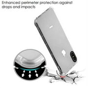 Apple iPhone Xs Max (6.5 Inch) - Phone Case Clear Shockproof Hybrid Armor Rubber Silicone Gel Cover Transparent Clear Phone Case for Apple iPhone Xs Max