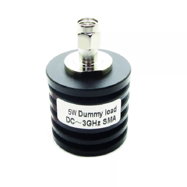 Bgsha 1pcs Résistance Factice de Charge Coaxiale RF pour Connecteur SMA Mâle 5-100W 50Ω DC-3GHz Ronde Performance Stable et Haute Fiabilité