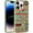 Biscuit Deer, variant on Christmas Beige Print Phone Case for iPhone 15 Plus 6.7", Aesthetics Pattern Design Soft TPU Silicone Xmas Cases, Shockproof Bumper Protector Camera Girls Women Cover, Biscuit Deer