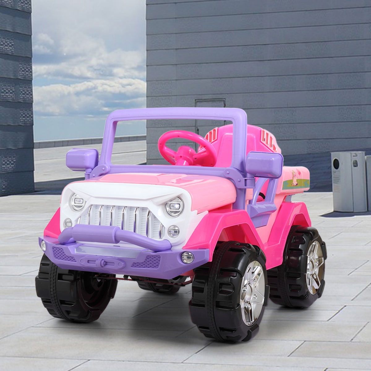 Lowestbest 12V Kids Ride on SUV Car with 2.4G Remote Control and Full Gear, 3 Speed, Safe, Indoor Outdoor, Purple Lowestbest 12V Kids Ride on SUV Car with 2.4G Remote Control and Full Gear, 3 Speed, Safe, Indoor Outdoor, Purple