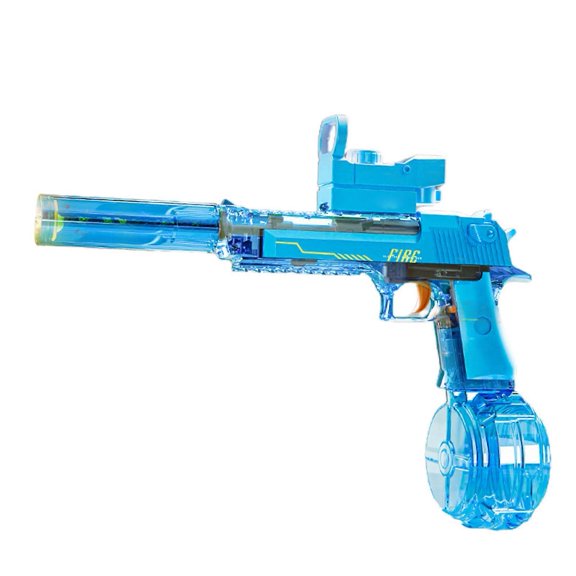Continuous Firing Water Toy with LED Light Waterproof Lightweight Squirting Water Game for Outdoor
