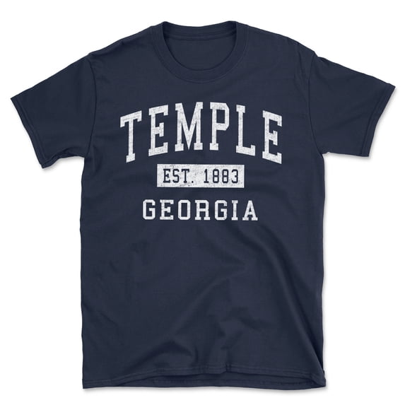 Temple Georgia Classic Established Men's Cotton T-Shirt