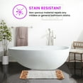 thumbnail image 6 of Vanity Art VA6913-ML 67 x 34 x 21.5 in. Freestanding Solid Surface Resin Soaking Bathtub with Slotted Overflow & Pop-Up Drain, Matte White, 6 of 10