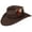 Brown, variant on Different Touch 100% Wool Felt Indiana Jones Cowboy Outback Western Fedora Hat