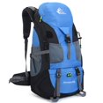 thumbnail image 1 of Sac à Dos de Randonnée Léger et Résistant à l'Eau 50L, Sac de Sport Extérieur pour Escalade Camping Tourisme, Bleu Clair, 1 of 7